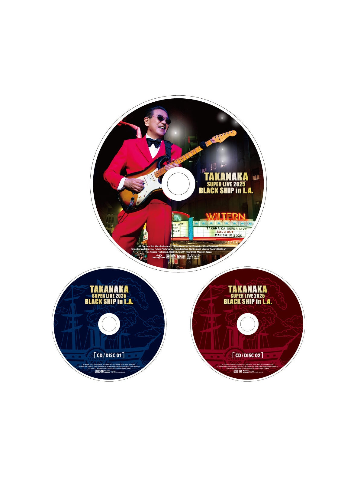 TAKANAKA SUPER LIVE 2025 BLACK SHIP in L.A - Deluxe Edition Blu-ray
