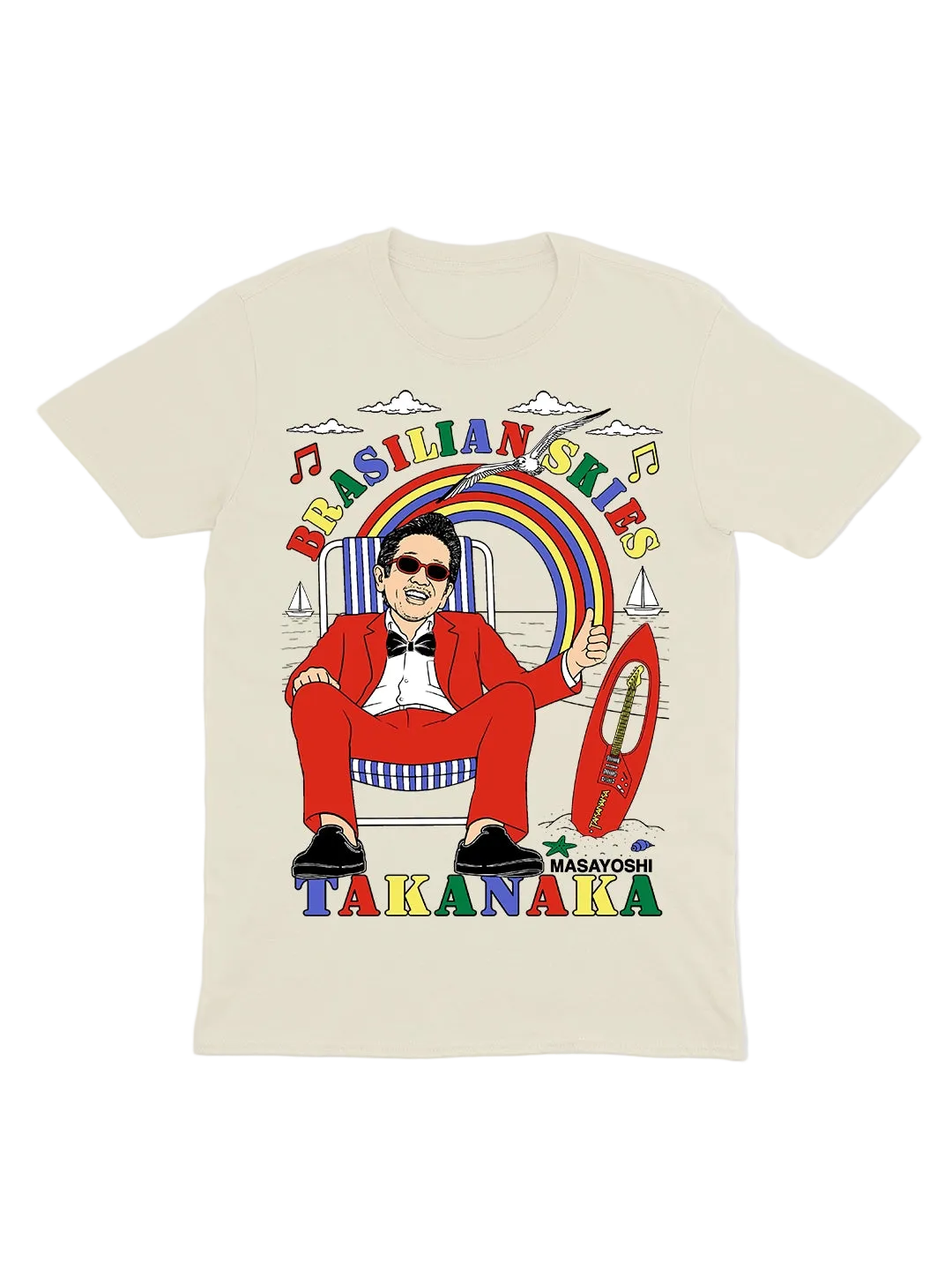 Double Wonderful - アイボリーTシャツ
